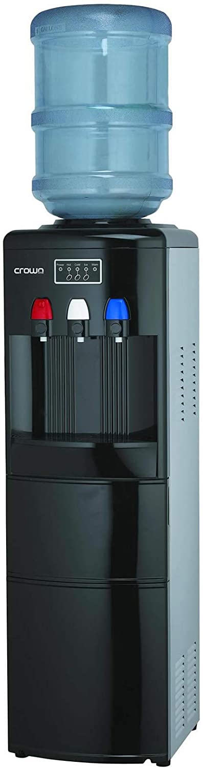 Crownline Wd-232 Top Loading Water Dispenser, Hot, Cold, Normal, Ice Maker, Capacity 12Kg/24Hrs