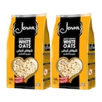 Buy Jenan Quick Cooking White Oats 500g Pack of 2 in UAE