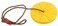 Rbwtoys Heavy Duty Disc Swing With Rope For Outdoor Play, Plastic Round Swing Seat With Rope RW-13138 - Yellow