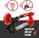 Ignite Flow Scooter 2 Wheels Combo Pack Red, Ign, Com, Flo, Red