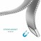 O Ozone Wristband Strap Compatible With Galaxy Watch 3 45mm/Galaxy Watch 46mm/Gear S3 Frontier/Classic/Huawei Watch Gt 2 46mm Replacement Band Mesh Milanese Loop Magnetic Wristband, Silver