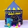Portable Children Kid Play Tent Activity House Lovely Castle Cute(Blue)