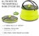 Aiwanto 1.3L Folding Silicone Kettle Water Tea Coffee Pot Travelling Hiking Camping Kettle