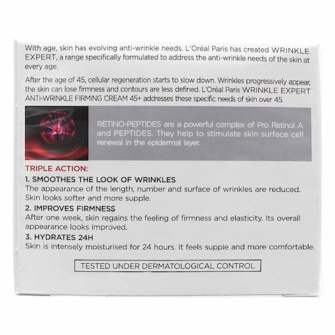 L&#39;OREAL A/WRINKL RESTORE CRE45+50ML