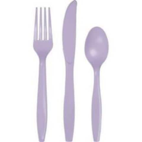 Touch Of Color Cutlery Set Luscious Lavender 24 pcs