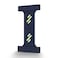 Remson Mag-X Phone Grip Strap with Magnetic Phone Kickstand (Navy Blue/Neon Green)