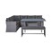 Carrefour Wicker Corner Sofa Set With Table Grey Pack of 4