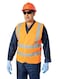 Vaultex - Reflective Safety Vest Orange/Grey XL