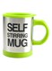 Generic Self Stirring Mug Green/Silver 400ml