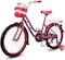 Mogoo Pearl Kids Road Bike With Basket For 4-10 Years Old Girls, Adjustable Seat, Handbrake, Mudguards, Reflectors, Rear Carrier, Gift For Kids, 16/20 Inch Bicycle With Training Wheels