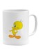 Generic Tweety Bird Printed Coffee Mug White/Yellow 11Ounce
