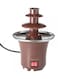 Generic Mini Chocolate Fondue Fountain 240V EA-820 Brown