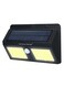 Generic Solar Powered Led Wall Light Black