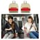 Generic Car Seat Belt Clip Buckle 2 Pcs (Beige)