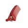 Laurige Small Leather Pen Holder with Zipper, Red