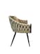 Jilphar Furniture Rope Weaving Outdoor Dining chair JP1187B