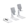 Generic Akflash Phone Stand Foldable Multi-Angle Adjustable Desk Mobile Stand Mount Holder Compatible For New Apple, Android Smartphone And Tablet ( White )