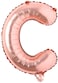 Generic C Letter Decorative Foil Balloon For Party 16Inch
