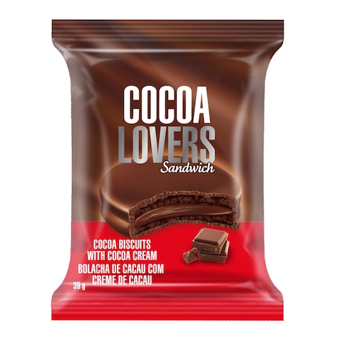 Cocoa Lovers Cocoa Cream Sandwich Biscuits - 39 gram