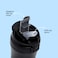 HYDROBREW Insulated Tumbler Water Bottle - Black, 400ml