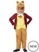 Smiffys Roald Dahl Fantastic Mr Fox Toddler Costume- Large- Brown/Red/Yellow