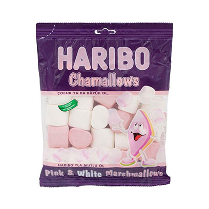 Haribo Marshmallow Pink and White 150GR