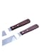 Generic Stainless Steel Cake Spatula Silver/Brown 35X4X1cm