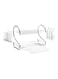 Generic Dish Drying Rack Silver/Beige 42 x 24 x 38centimeter