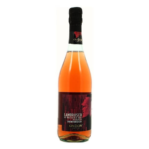 Lambrusco Semi Soco Modena Rose Wine 75CL