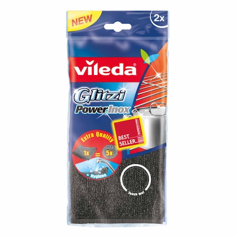 VILEDA GLITZI POWER INOX STEEL 2 PC