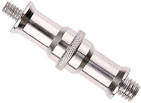 Coopic 3 Pcs Standard 1/4 To 3/8 Inch Metal Male Convertor Threaded Screw Adapter Spigot Stud For Studio Light Stand, Hotshoe/Coldshoe Adapter, Ball Head, Wireless Flash Receiver, Trigger