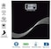 ULTIMAX Weight Scale, Precision Digital Body Bathroom Scale with Step-On Technology, Easy Read Backlit LCD Display, 180 KG Capacity Thick Tempered Glass 11x11 inch-Multicolor