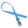 Silicone Dog Collar With Tag Blue Large 1 Piece