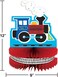 All Aboard Centrpiece Honycomb 12 X 9 In 1 pc