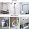 Kitchen Faucet Sponge Holder VECU Stainless Steel Sink Caddy Organizer Drain Rack for Kitchen Accessories Dishwashing Liquid Drainer Rack Bottle Brush Storage Silver