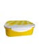 Yolo Modern Lunch Box With Two Compartments With Spoon ‐ Yellow