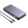 شاحن متنقل يوجرين بمنفذين PD ومنفذ USB بسعة 25000 ملي أمبير وبقوة 145 واط - رمادي