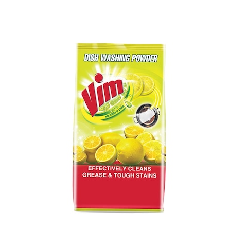 Vim Dishwashing Powder Polybag Lemon 790 gr