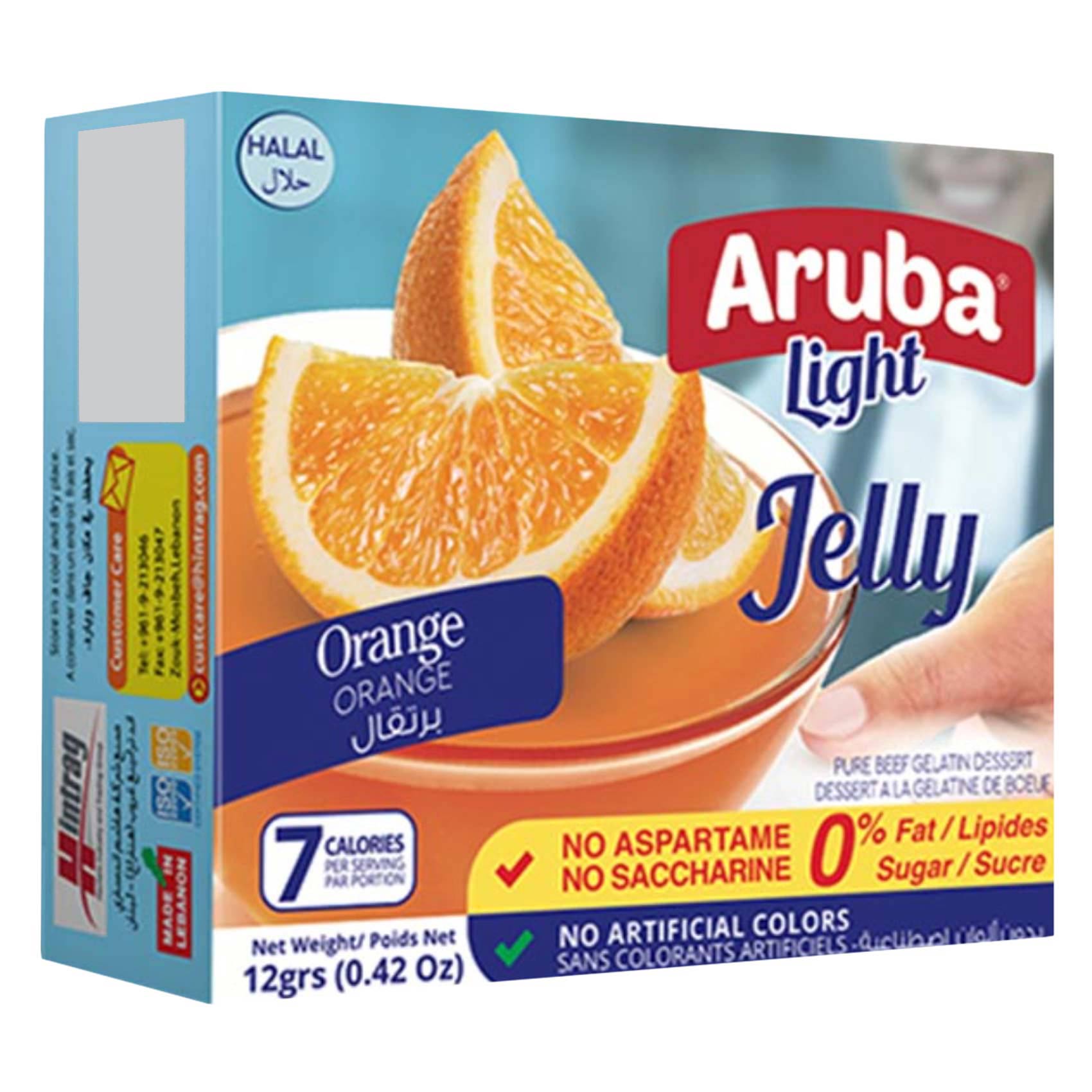 Aruba Diet Orange Light Jelly 12g