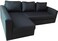 Karnak Convertible Sofa Cum Bed L-Shape Corner Sofa Plus Diwan Bed With Storage Box &amp; Cushion For Living Room, Home, Office, Apartment, Studio Room Size 215x150x75 Centimeters Ksb207