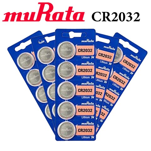 muRata 25-Piece CR2032 3V Lithium Batteries
