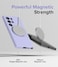 Ringke Samsung Galaxy S24 Ultra Silicone Magnetic Series Case Cover - Lavender
