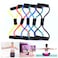 ULTIMAX Figure 8 Resistance Band for Arms, Chest Expander, Yoga Gym Fitness Pulling Rope 8 Word Elastic - Assorted Color