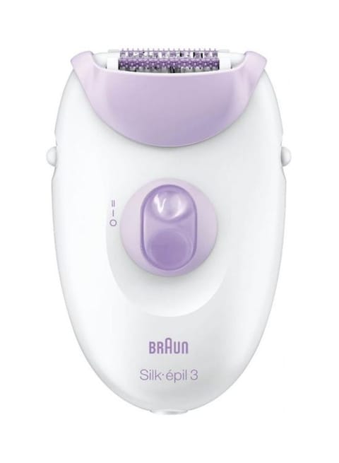 Braun - Silk-Epil 3 Corded Epilator Purple/White