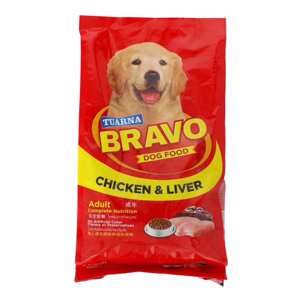 Tuarna Bravo Dog Food Chicken Liver 1300 gr Online Carrefour Pakistan