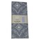 LA Collection 144 Thread Count Cotton Line Damask Designed Pillow Case Grey 50x75cm