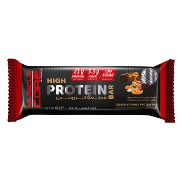 Muscle Core Protein Powder Buy Muscle Core Nutrition High Protein Bar Cashew Caramel 65g Online ...