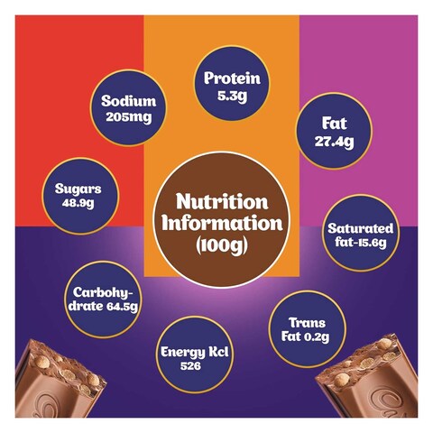Cadbury Dairy Milk Crispello - 34 grams  - 12 Pieces
