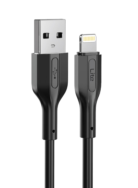 Moxedo Lite USB to Lightning Fast Charging Cable 1M Compatible for iPhone 14/14 Plus/14 Pro/14 Pro Max, iPhone 13/12 Series, iPhone SE 2022/11/XR/XS Max (Black)