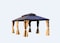 365*600CM ALUMINIUM DOUBLE TOP GAZEBO WITH 5 YEAR WARRANTY FOR FRAME